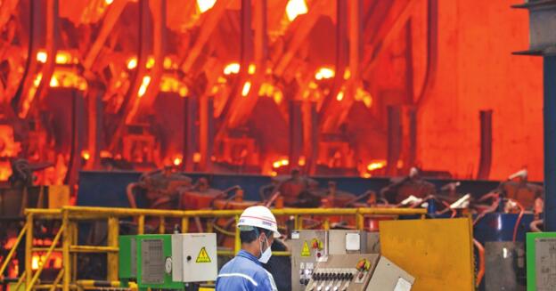 随着国家努力减少碳排放 钢铁库存下降